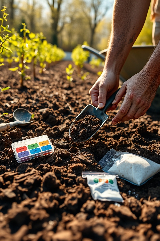 acidify soil for blueberries