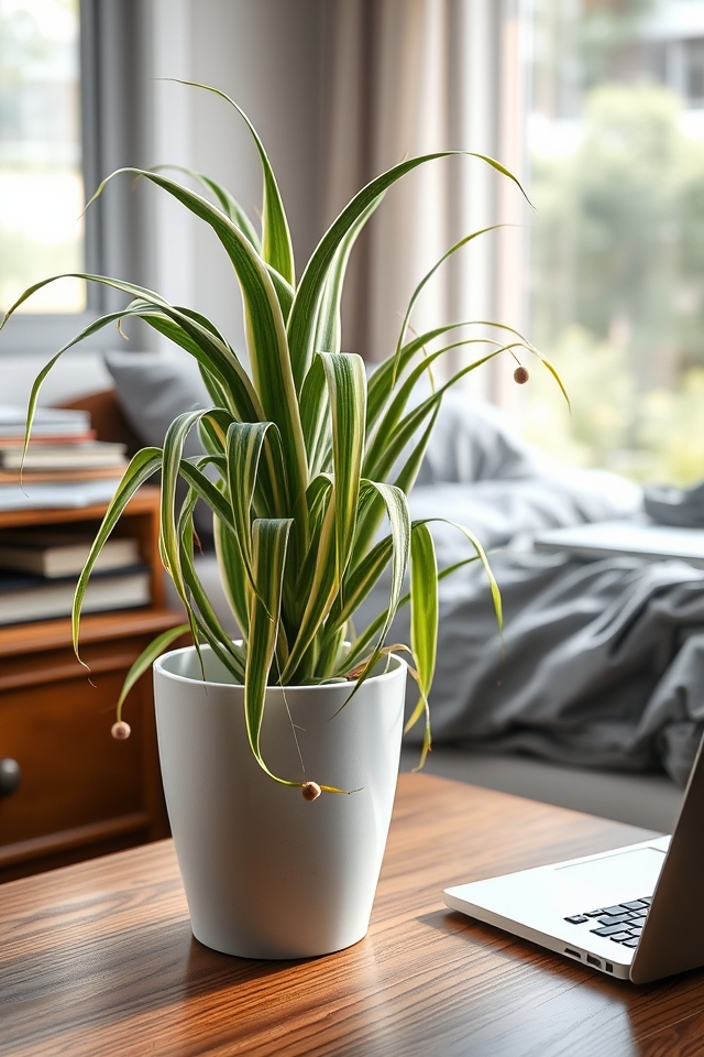 air purifying low maintenance dorm plant