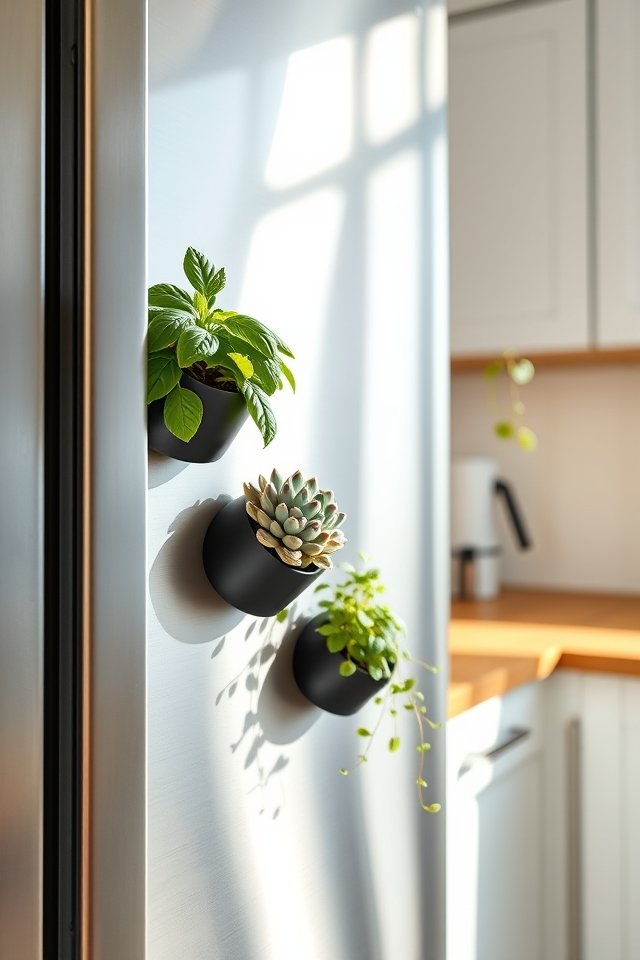 apartment magnetic surface planters