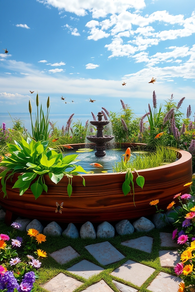aquatic oasis in elevation