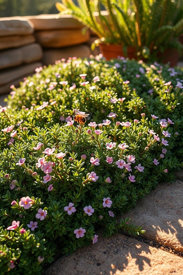 aromatic low growing ground cover