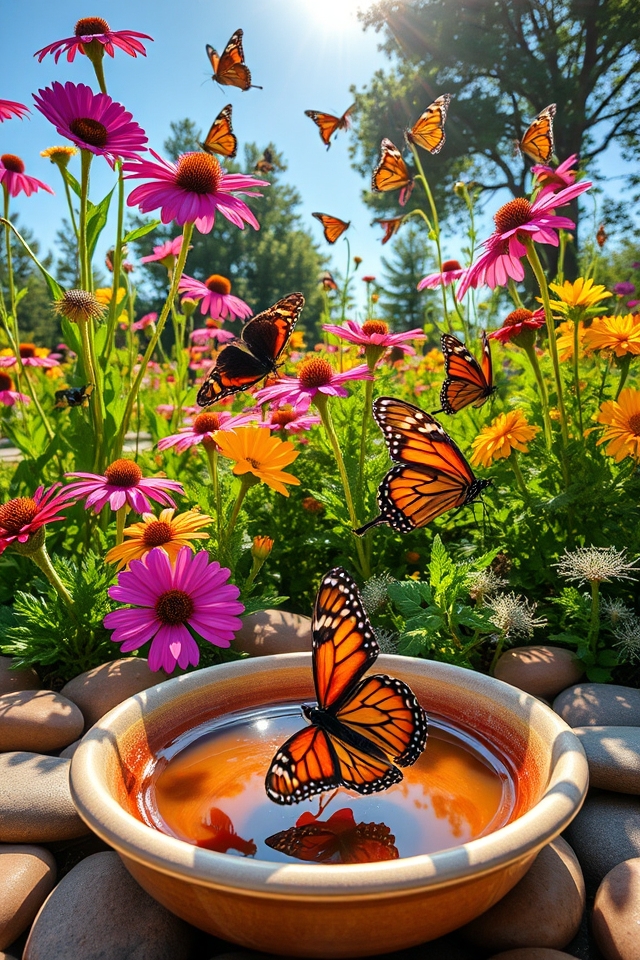 attract butterflies with plants