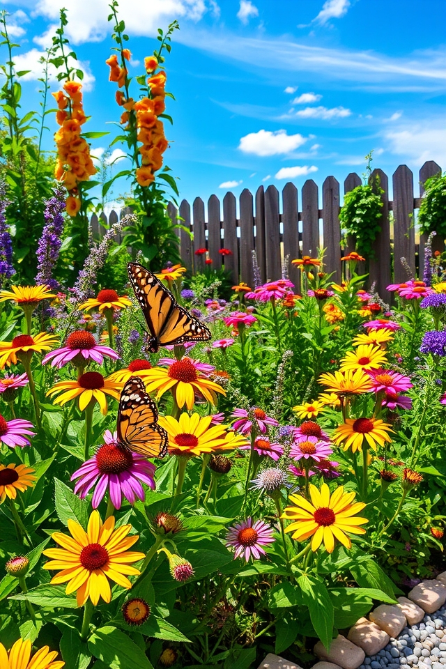 attracting butterflies and pollinators