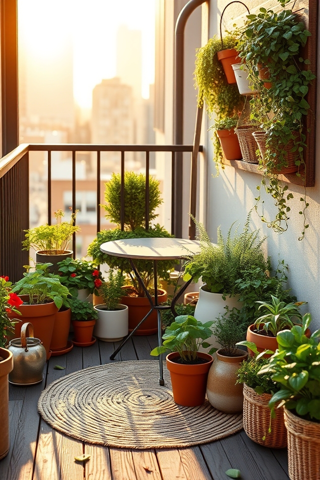 balcony container gardens oasis