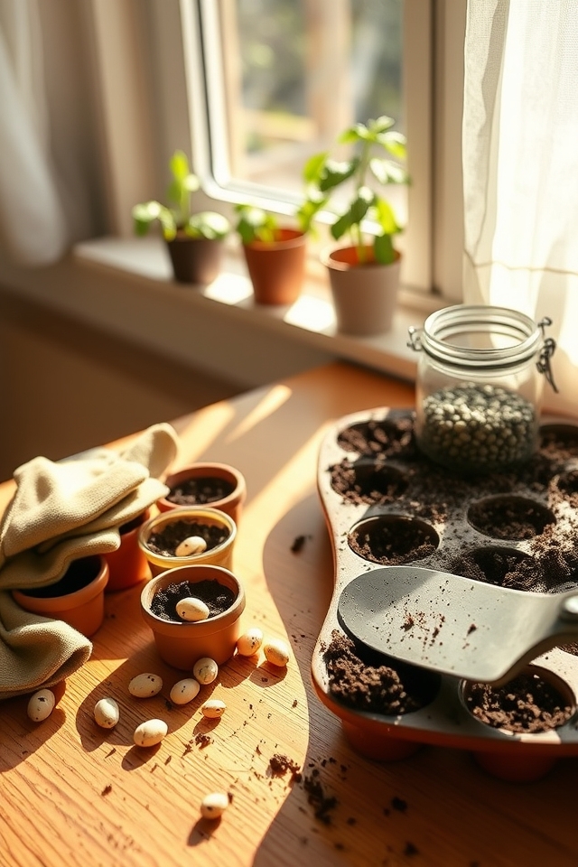 beans from seed indoors