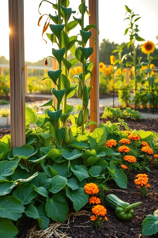 beans thrive with companions