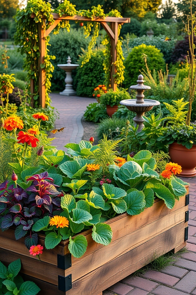 beauty meets functional gardening
