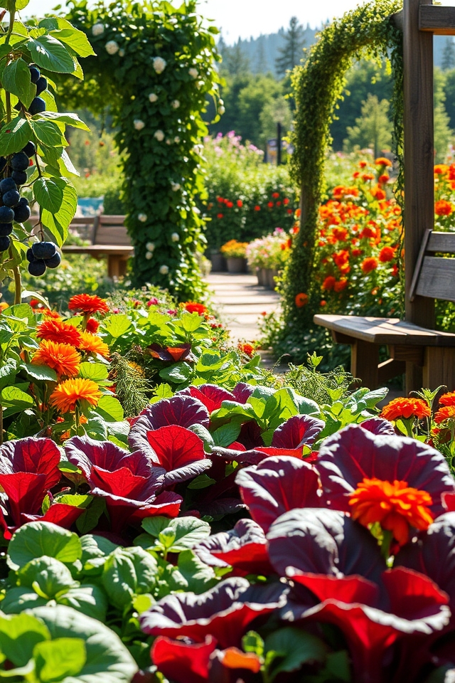 beauty meets functional gardening