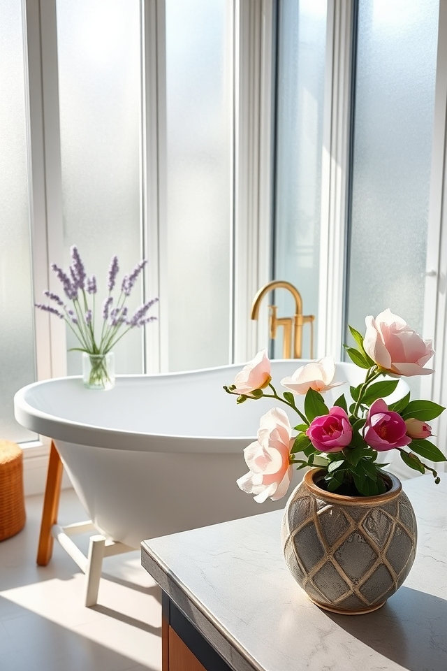 blooming flowers enhance relaxation