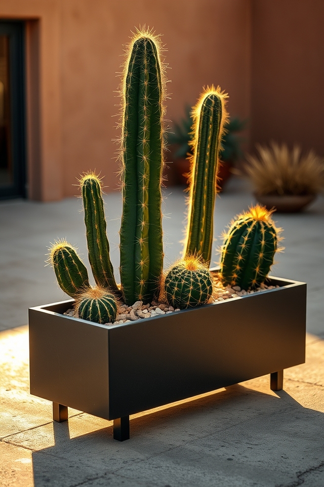 bold cacti desert inspired