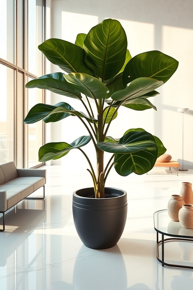 bold fiddle leaf statement
