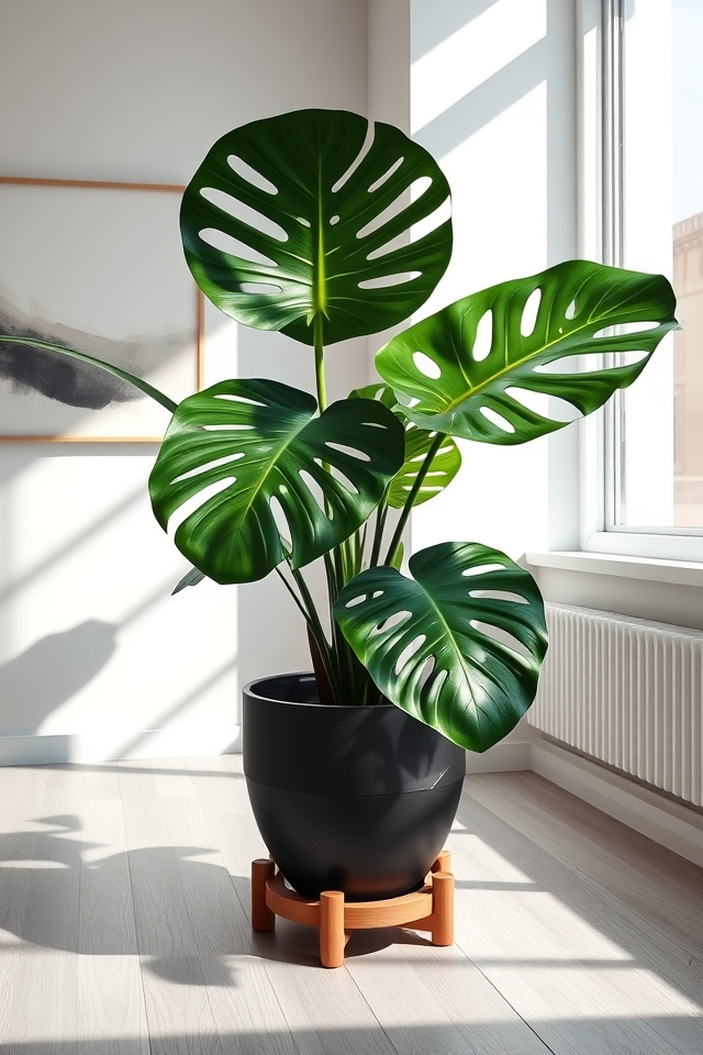 bold monstera tropical gift