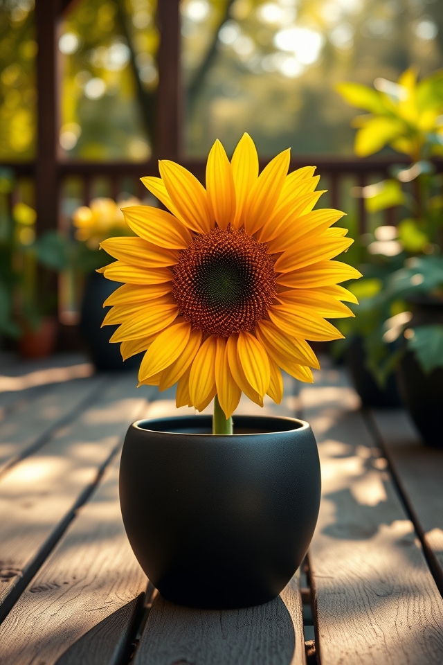 bold single bloom focus