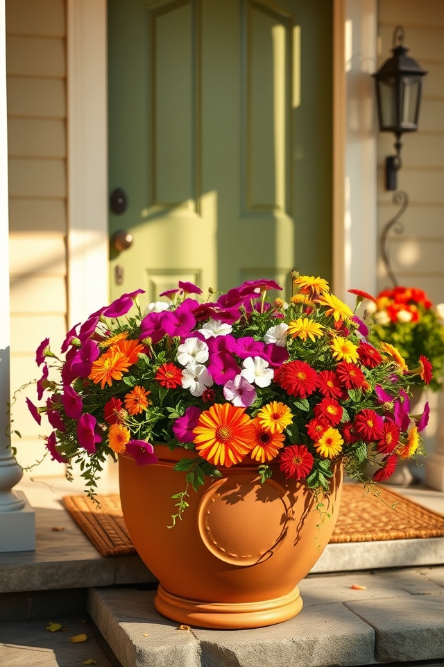 bright annuals for pots