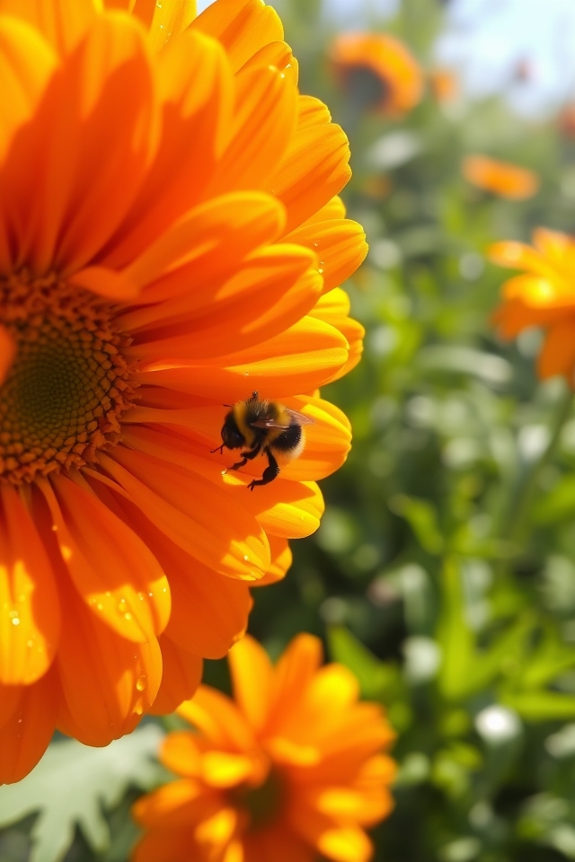 bright medicinal container flower