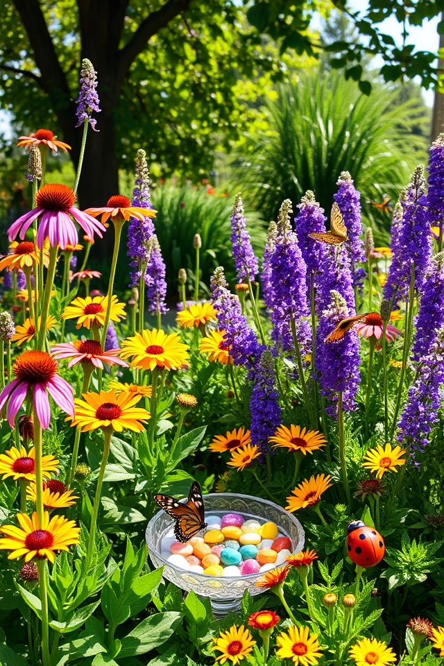 butterfly pollinator garden creation