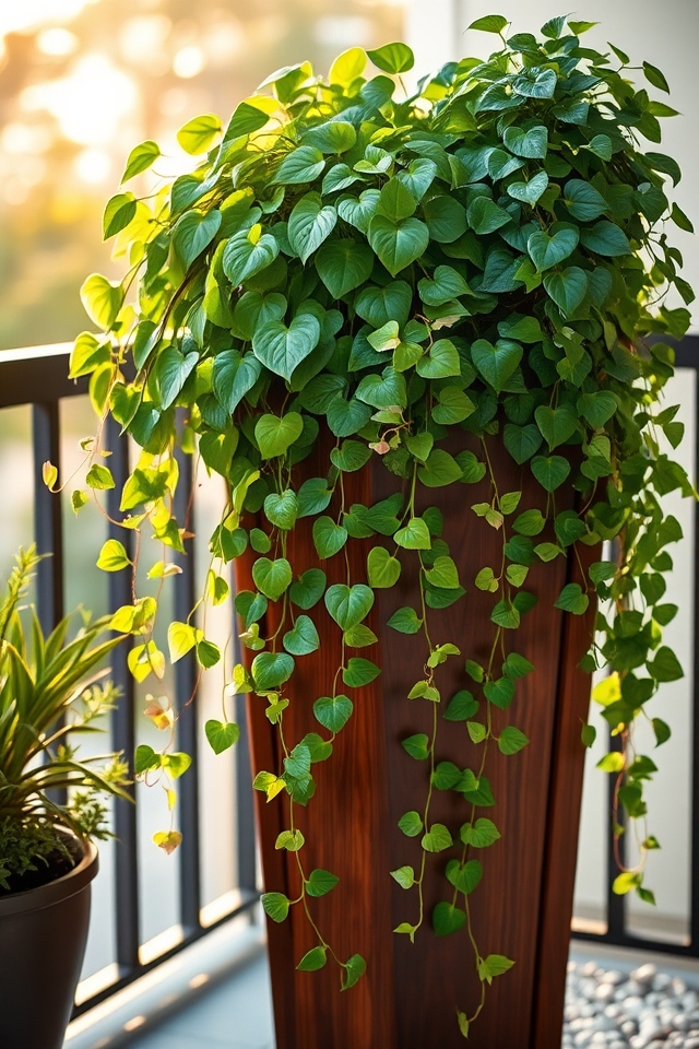 cascading trailing plants elegance