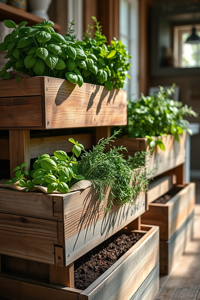 charming functional herb planters