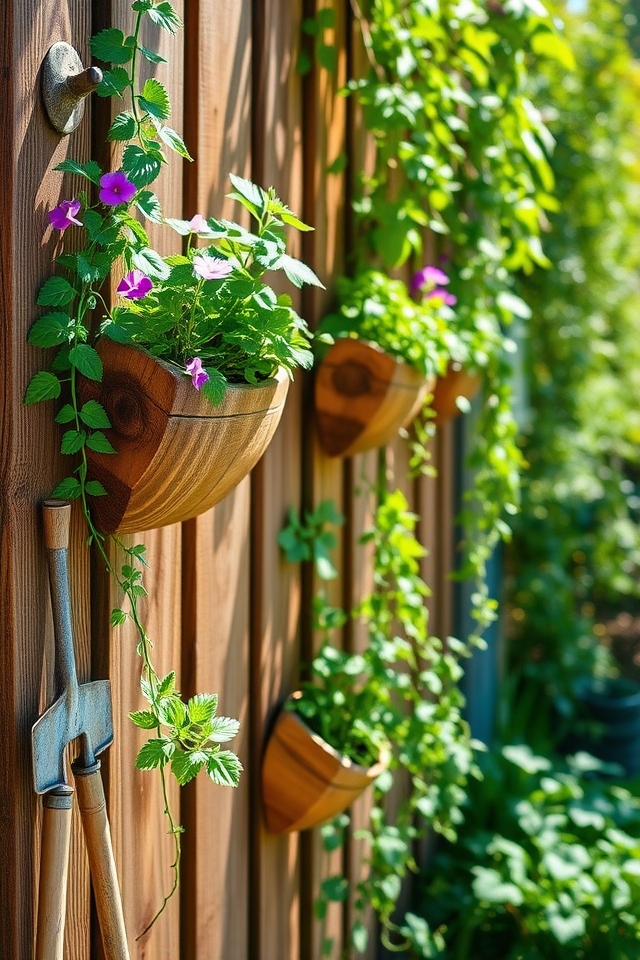charming vertical garden planters