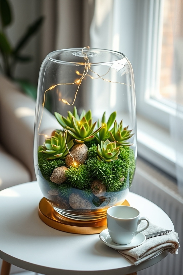 chic indoor mini ecosystem