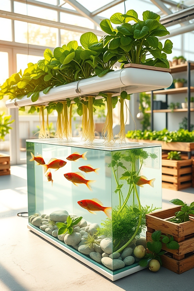closed loop aquaponics system