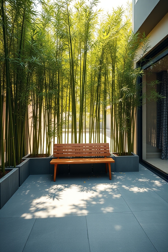 clumping bamboo privacy screens