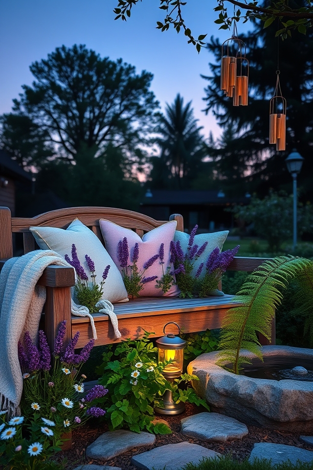 comfortable garden relaxation spots