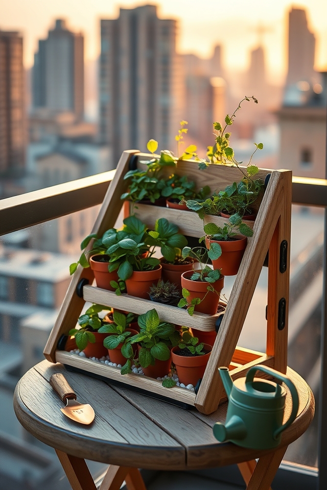 compact folding tabletop gardens