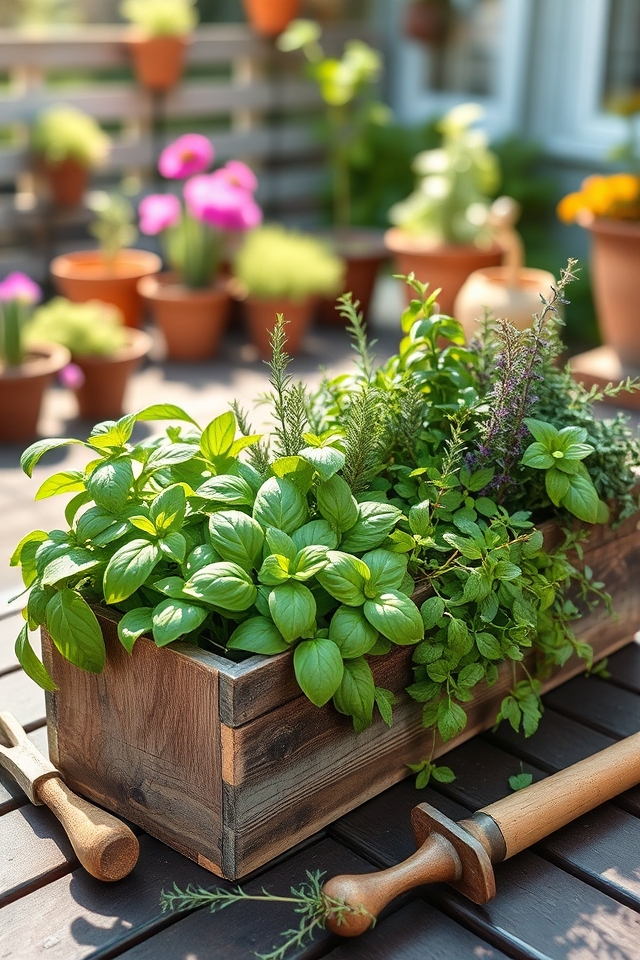 compact herb growing solution