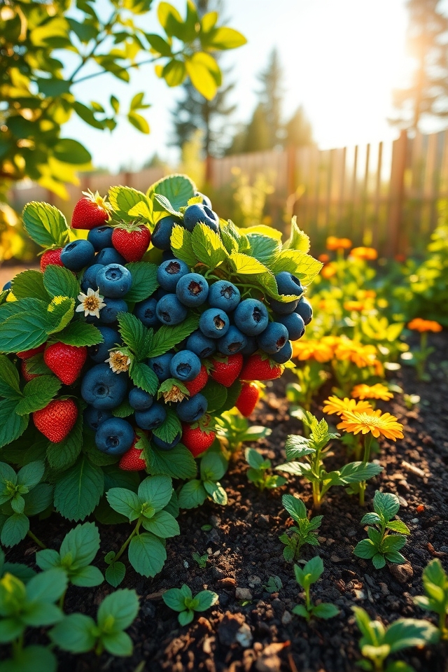 companion planting boosts blueberries