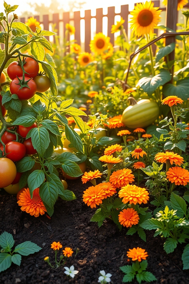 companion planting enhances growth