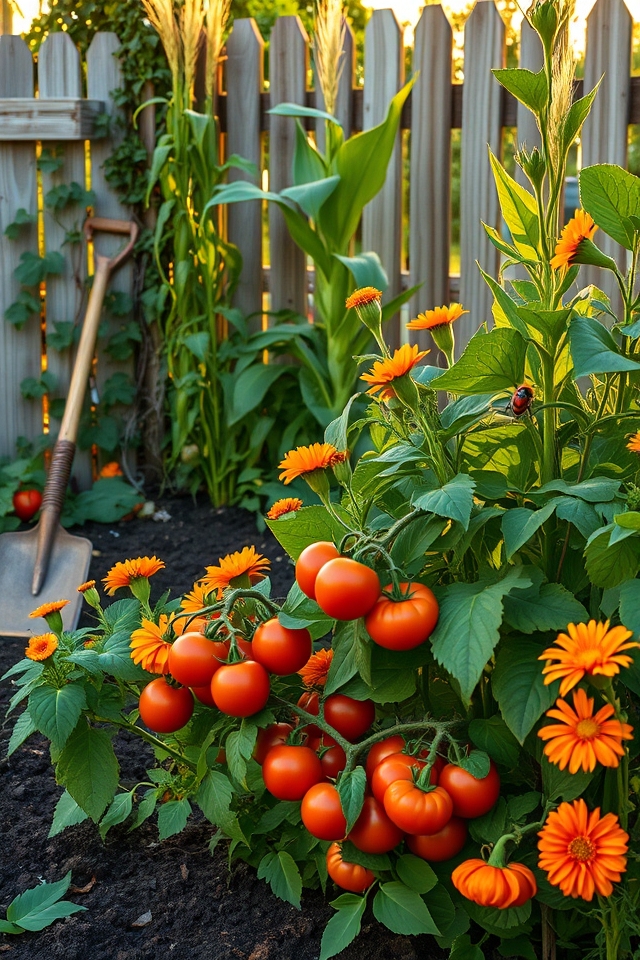 companion planting for healthier crops