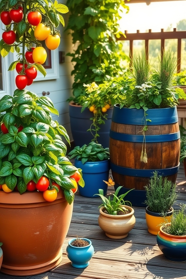 container gardening for vegetables