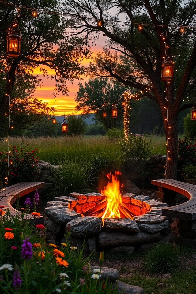 cozy fire pit gatherings