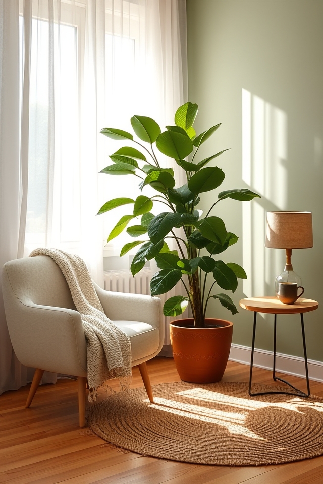 cozy nook statement plant