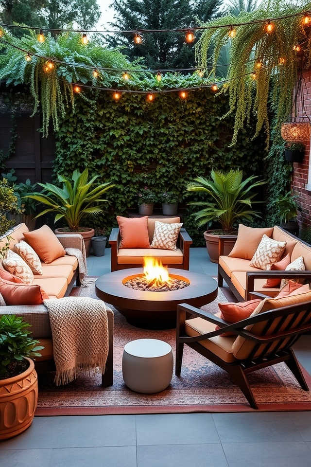 cozy outdoor relaxation retreat