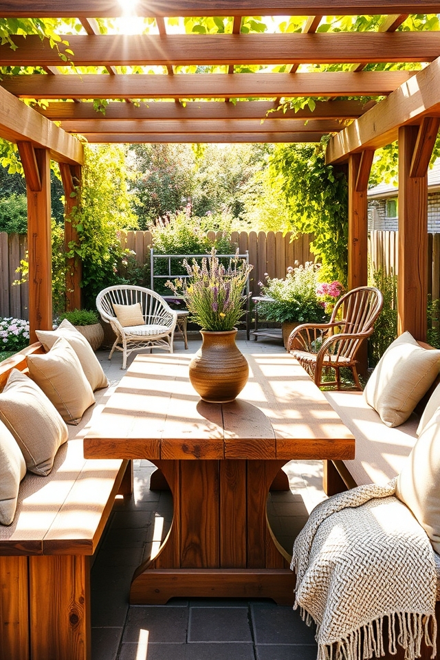 cozy rustic outdoor retreat