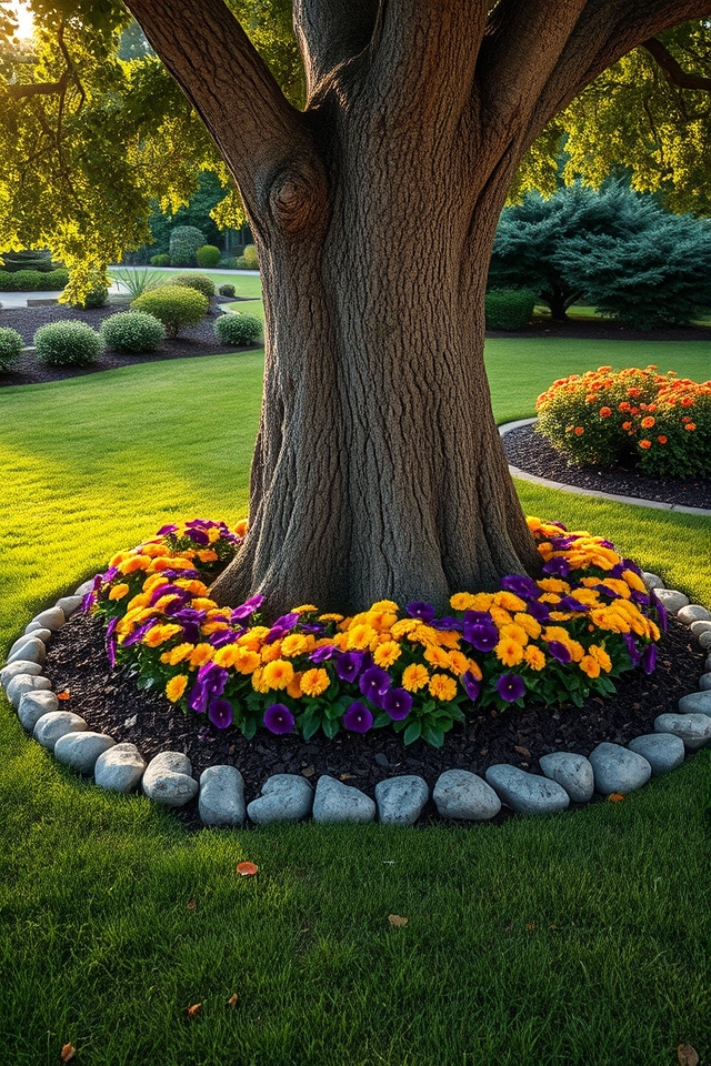 craft circular flower bed