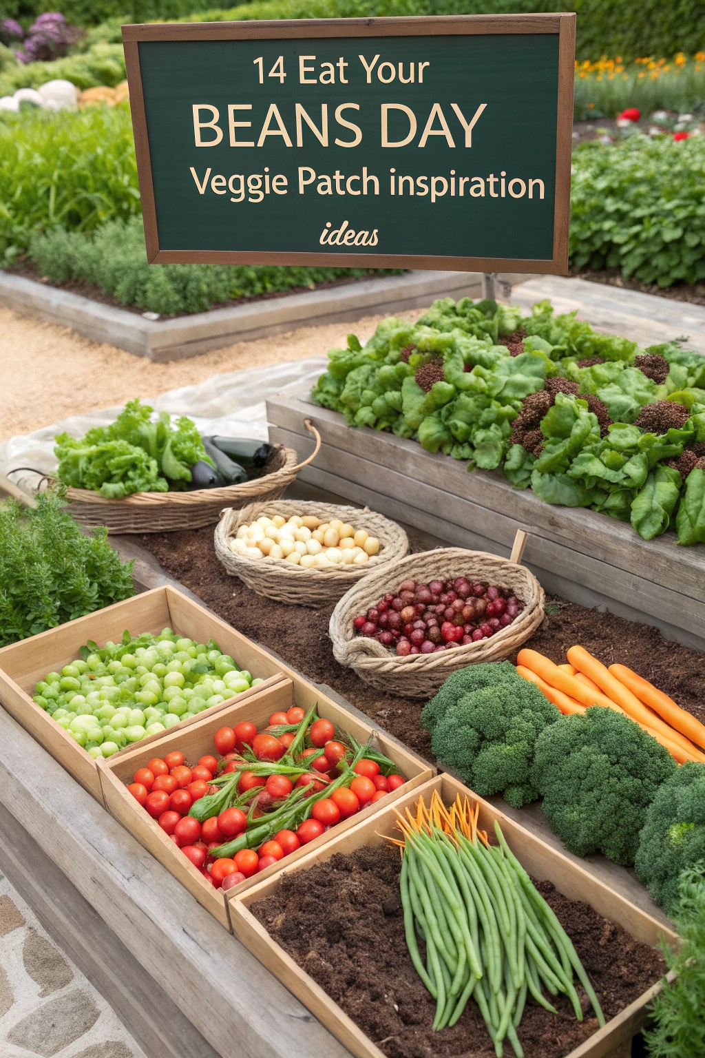 Eat Your Beans Day Veggie Patch Inspiration Ideas