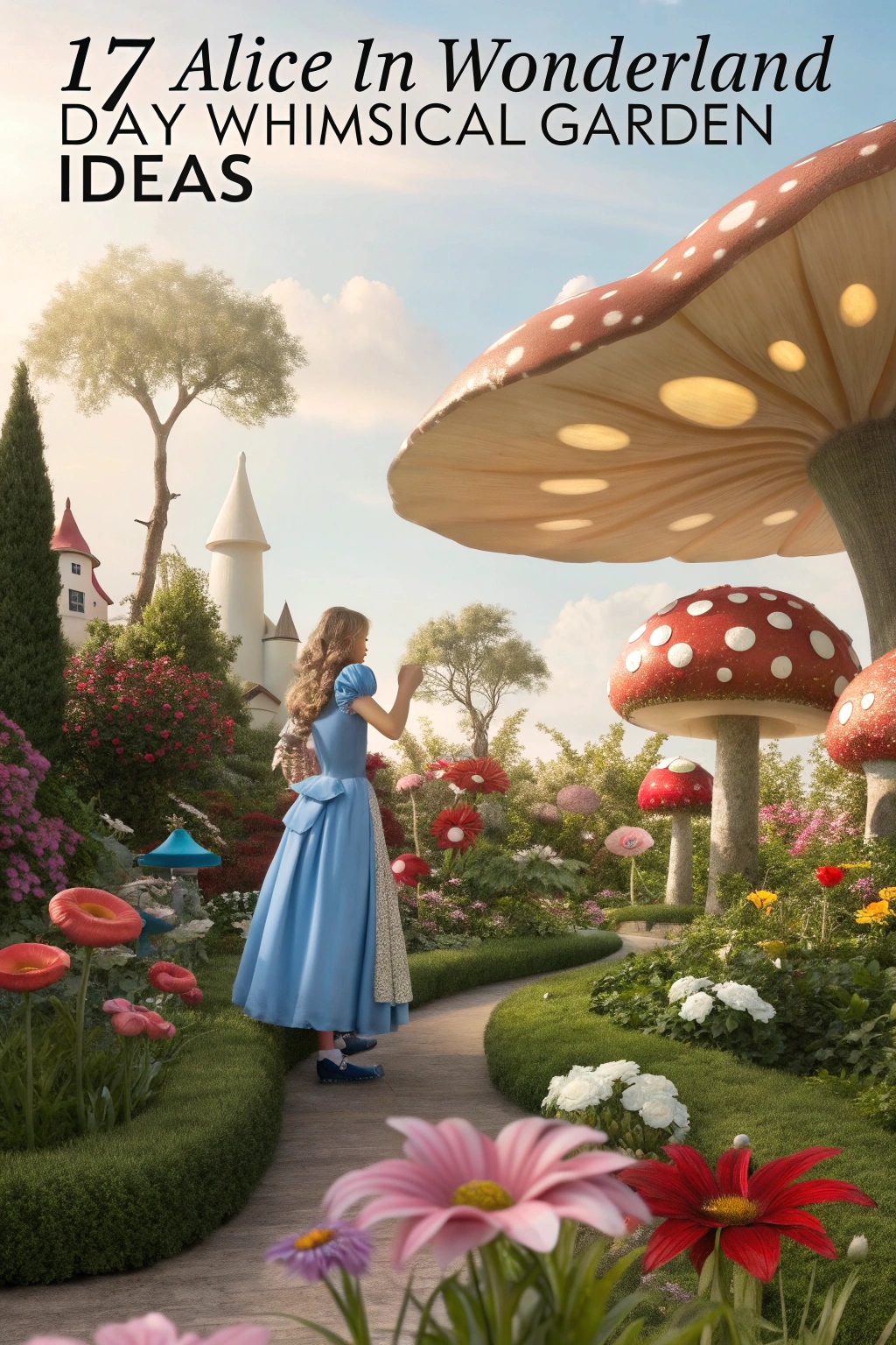 Alice in Wonderland Day Whimsical Garden Ideas