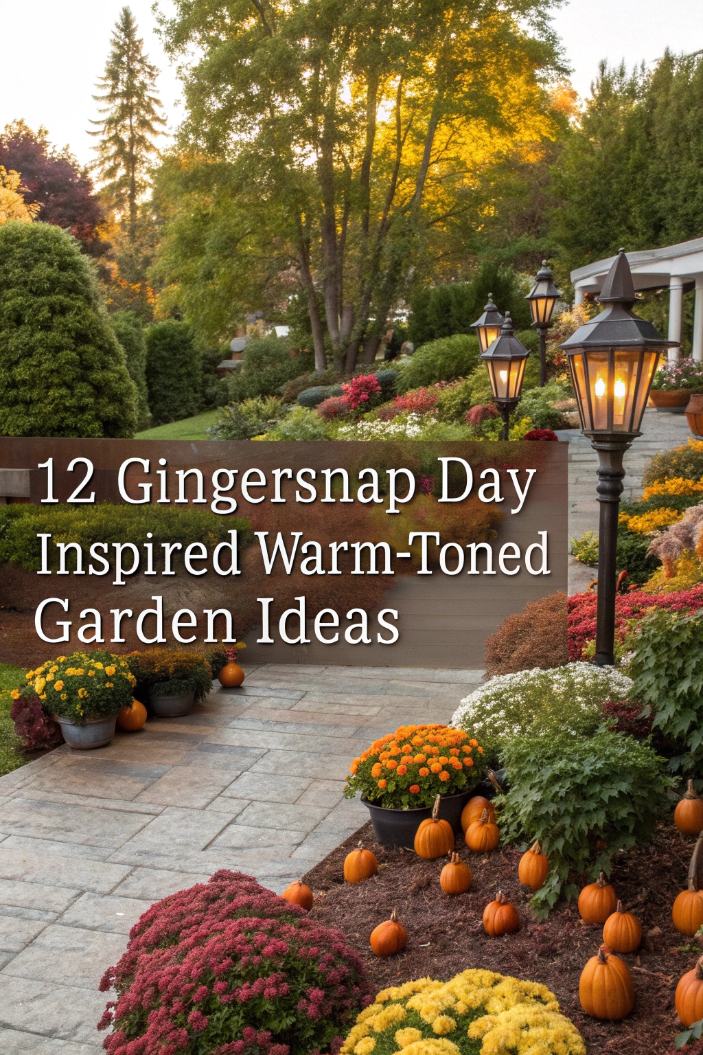 Gingersnap Day Inspired Warm-Toned Garden Ideas