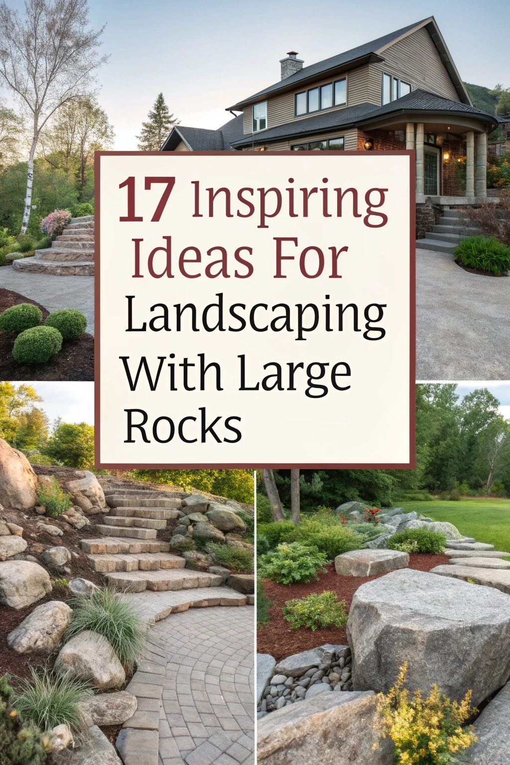 17 Inspiring Ideas for Landscaping With Large Rocks