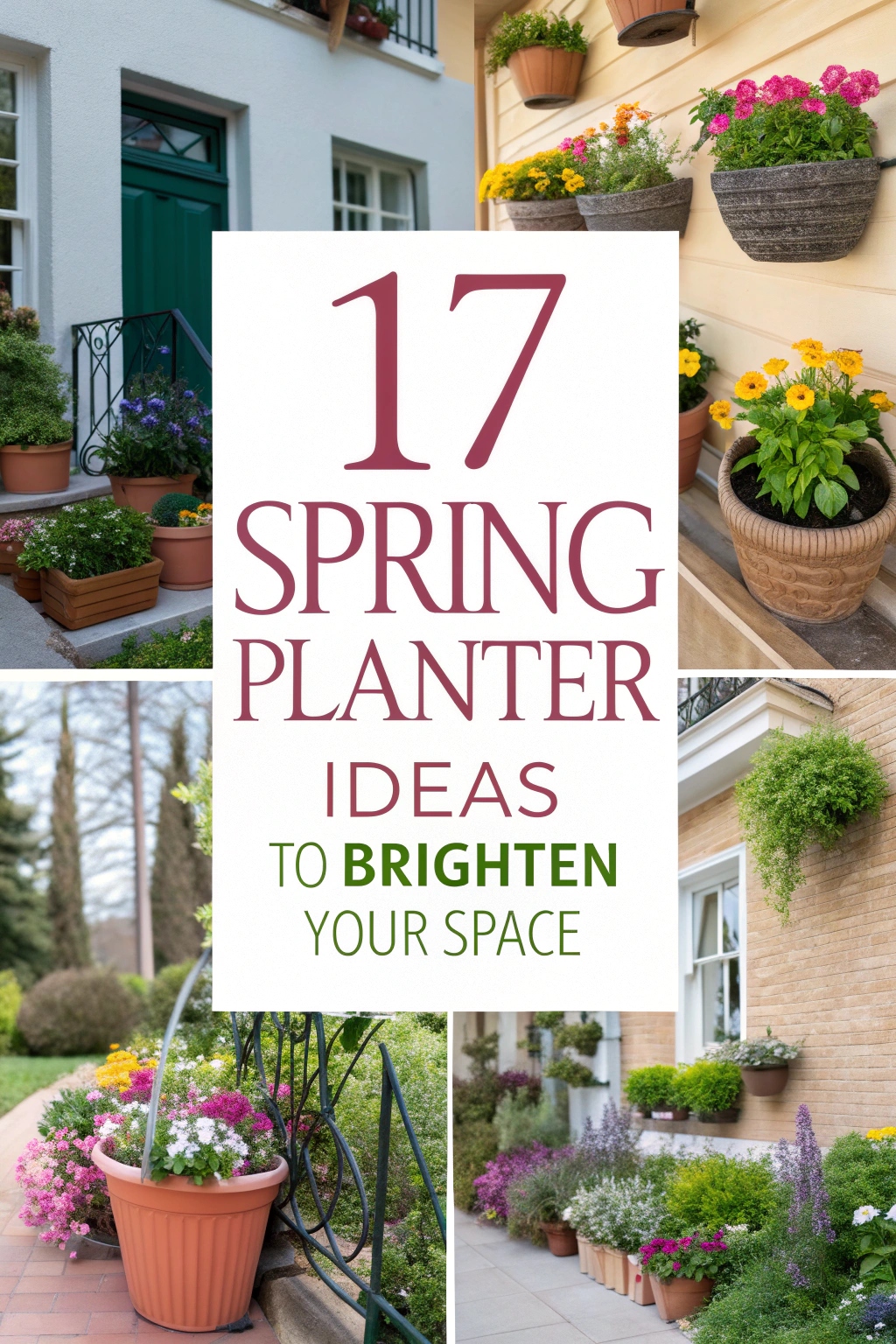 17 Spring Planter Ideas to Brighten Your Space