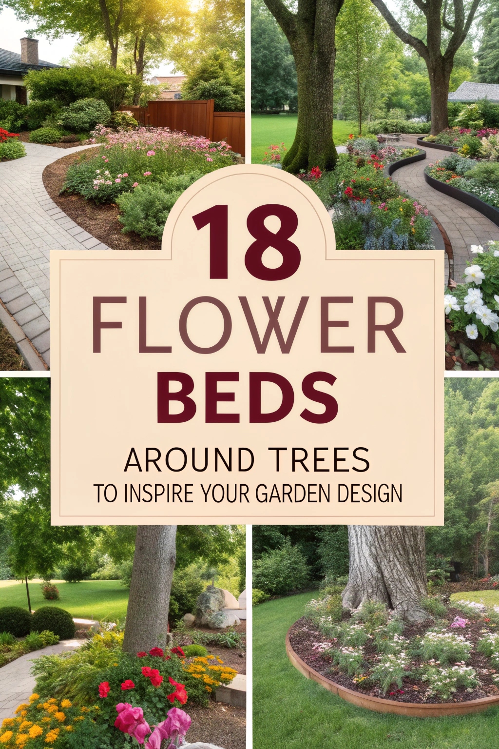 Flower Beds Around Trees to Inspire Your Garden Design