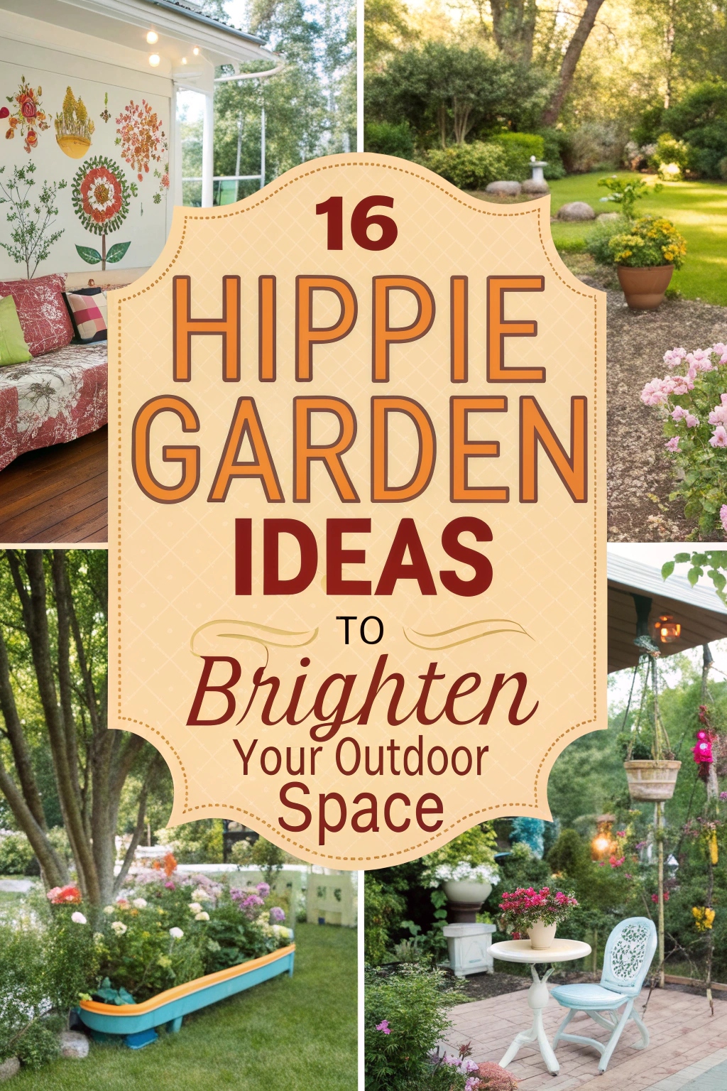Hippie Garden Ideas to Brighten Your Outdoor Space
