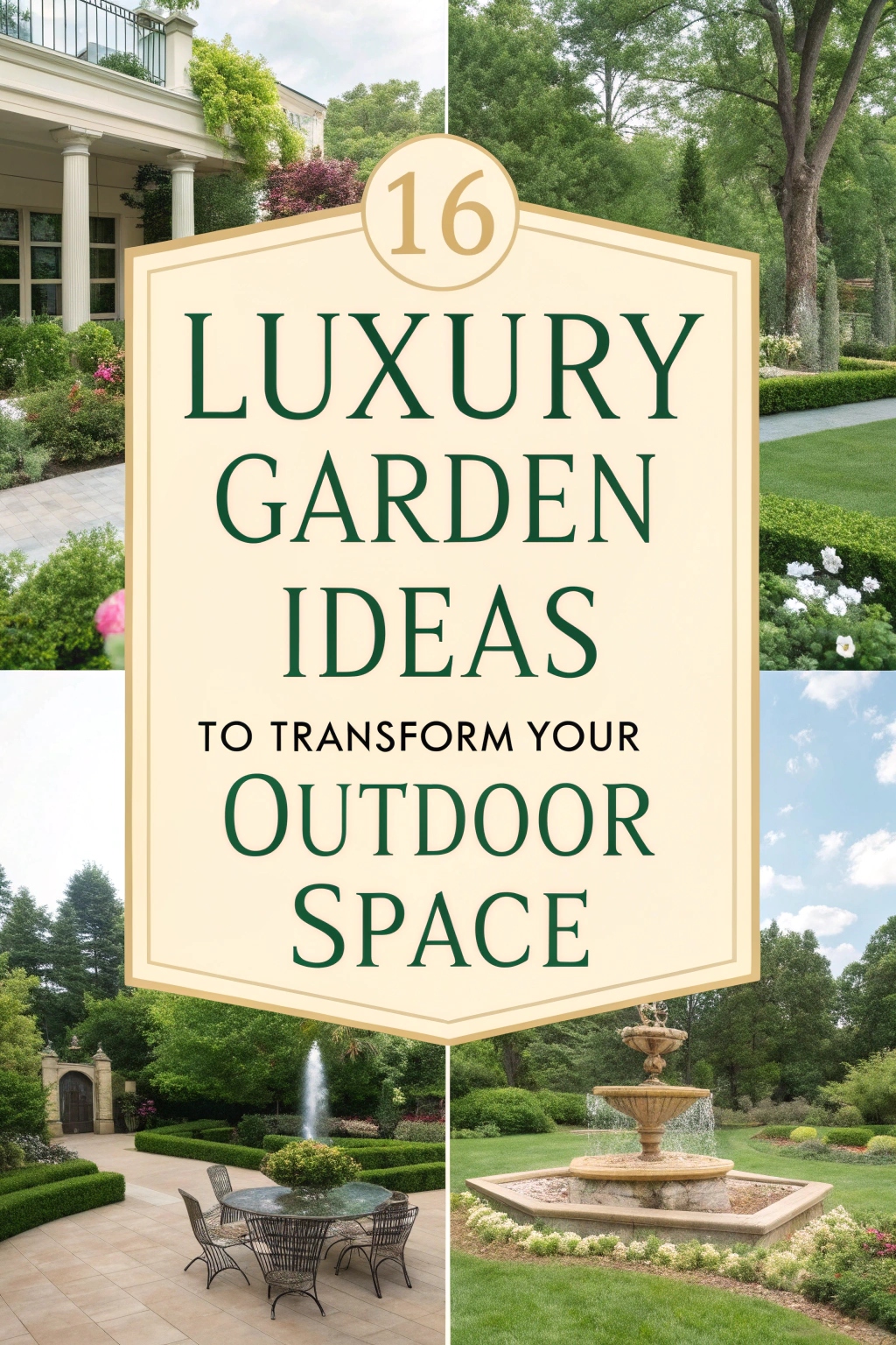 Luxury Garden Ideas to Transform Your Outdoor Space