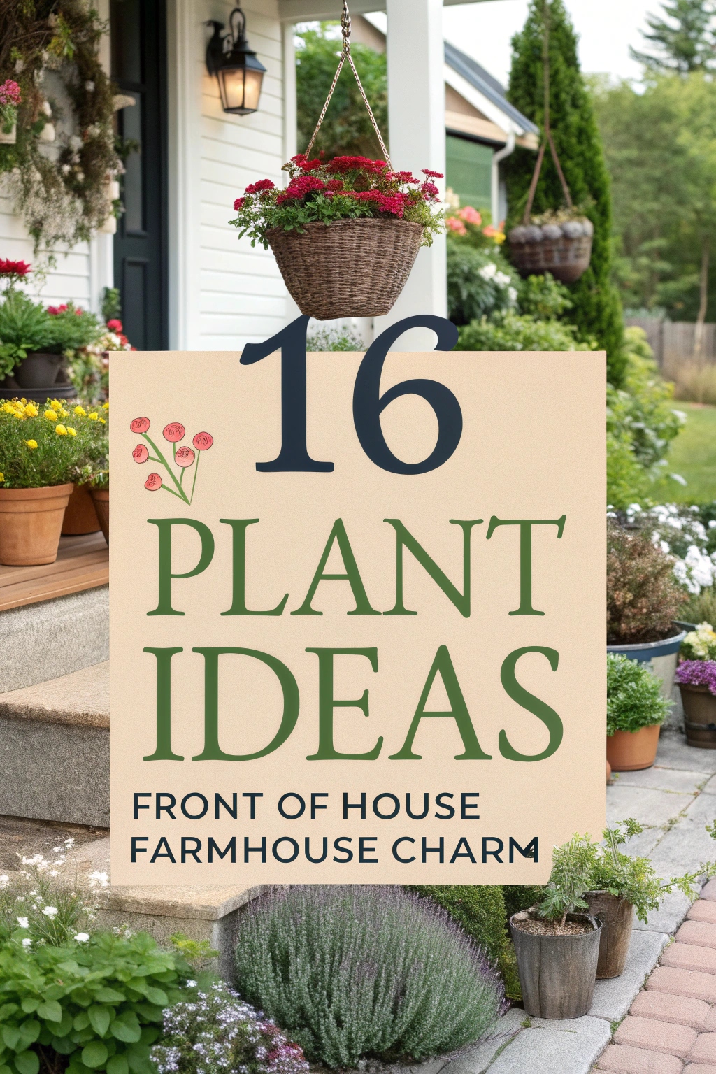 Plant Ideas for Front of House Farmhouse Charm