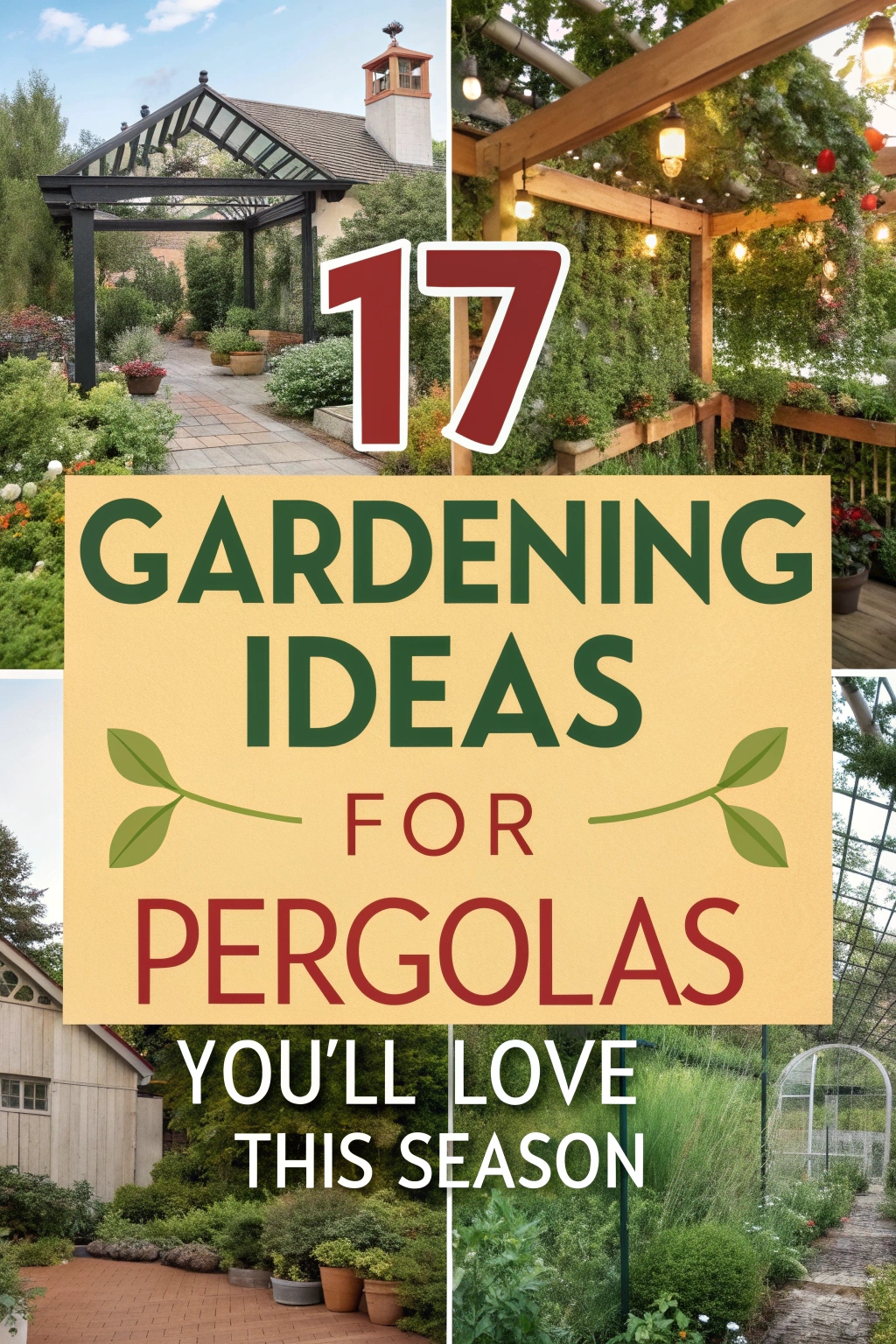 Gardening Ideas for Pergolas You'll Love This Season