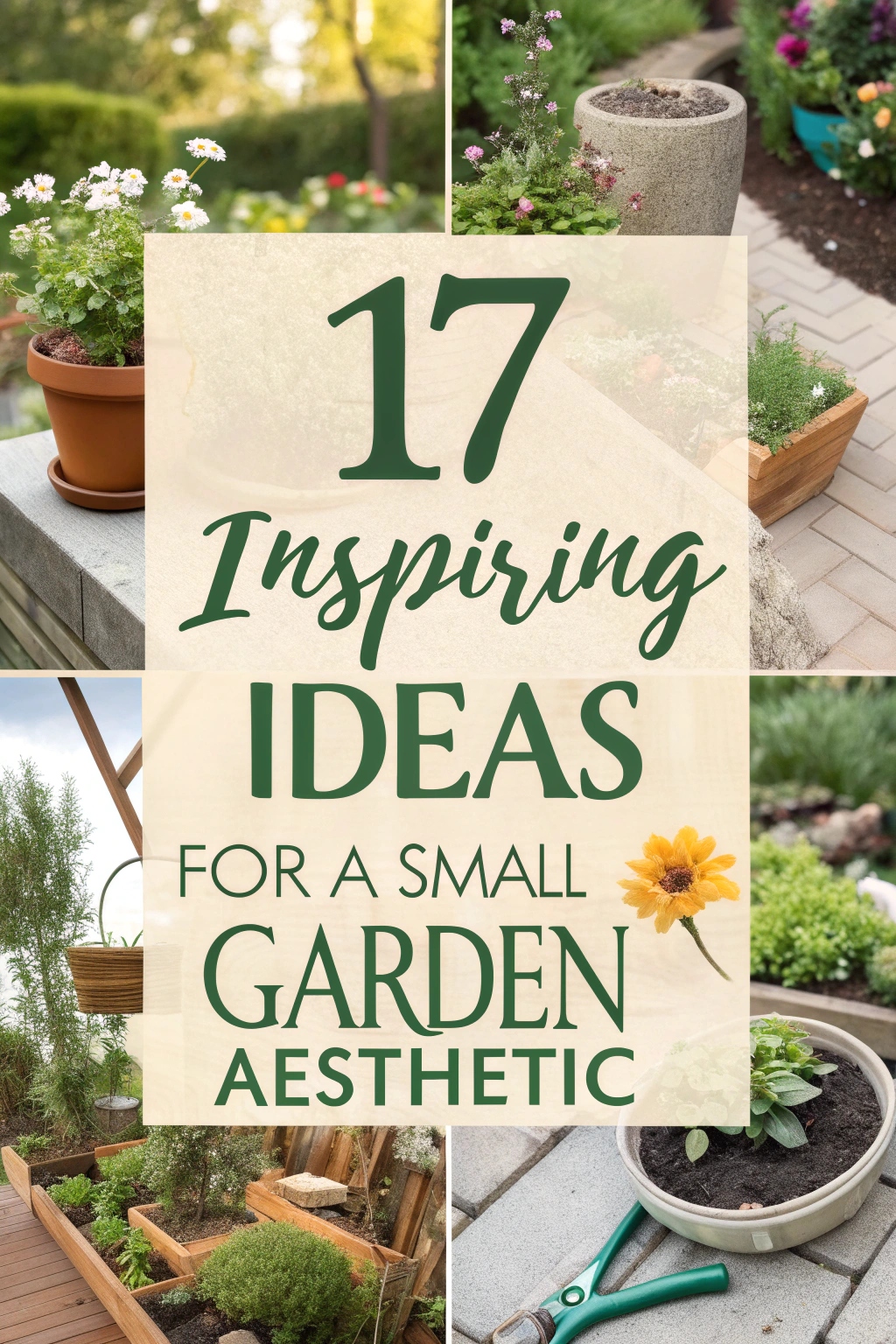 Inspiring Ideas for a Small Garden Aesthetic