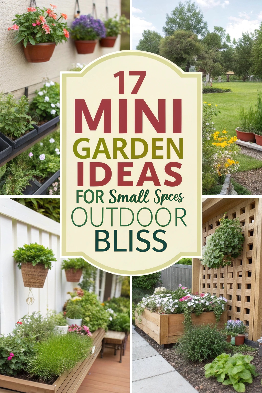 Mini Garden Ideas for Small Spaces Outdoor Bliss